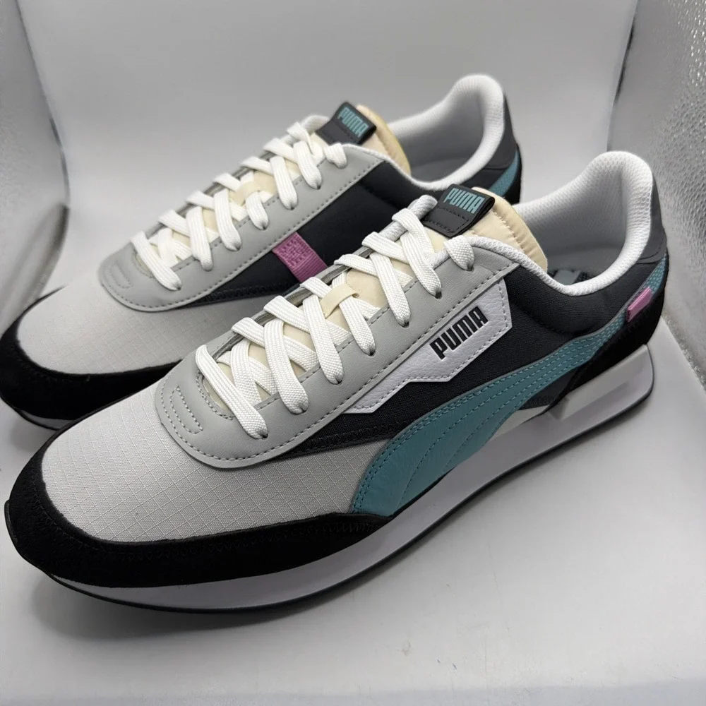 Puma Future Rider Play On 'Porcelain-Ebony-Puma black' 371149-76 Size 13 New